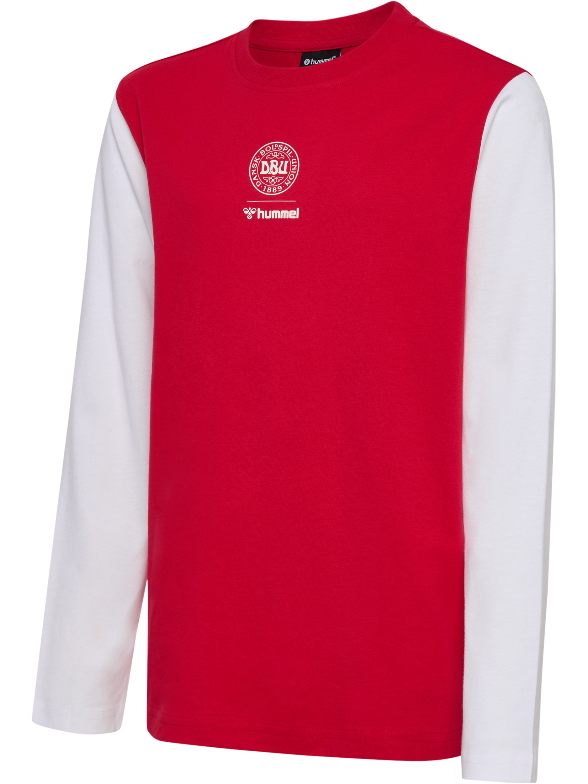 DBU 26 FAN RED-WHITE TEE LS KIDS